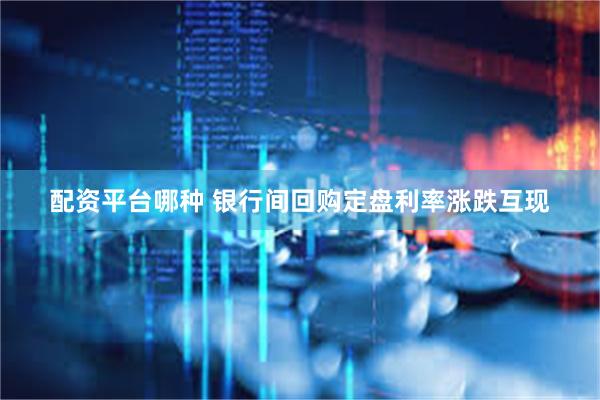 配资平台哪种 银行间回购定盘利率涨跌互现