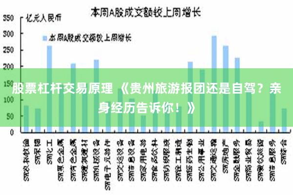 股票杠杆交易原理 《贵州旅游报团还是自驾？亲身经历告诉你！》