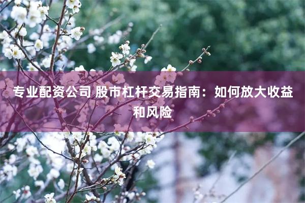 专业配资公司 股市杠杆交易指南：如何放大收益和风险