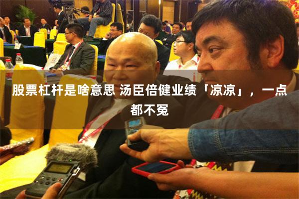 股票杠杆是啥意思 汤臣倍健业绩「凉凉」，一点都不冤