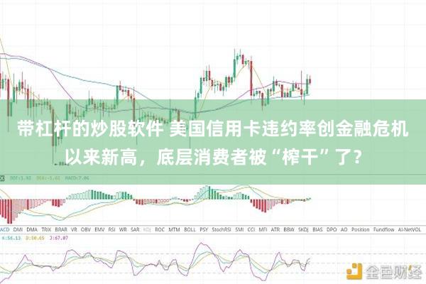 带杠杆的炒股软件 美国信用卡违约率创金融危机以来新高，底层消费者被“榨干”了？