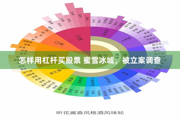 怎样用杠杆买股票 蜜雪冰城，被立案调查