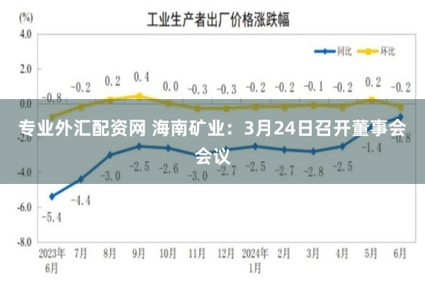 专业外汇配资网 海南矿业：3月24日召开董事会会议