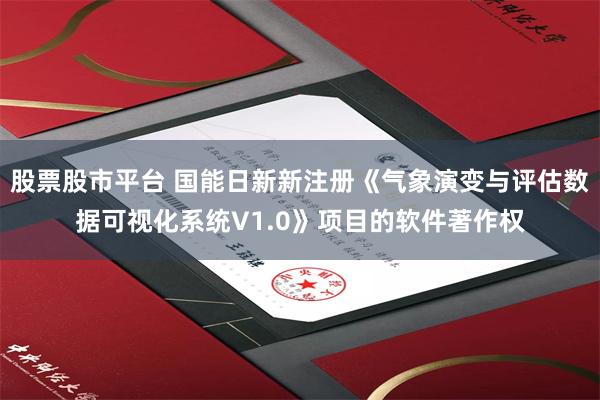 股票股市平台 国能日新新注册《气象演变与评估数据可视化系统V1.0》项目的软件著作权